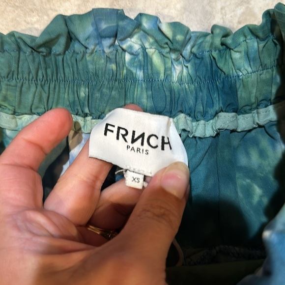 FRNCH Paris Delhi Tie Dye Pull On Shorts XS - Picture 2 of 8